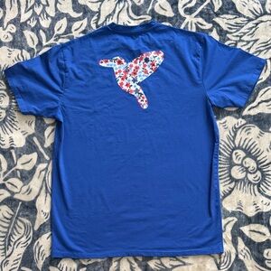 NWOT Birddogs blue short sleeve shirt